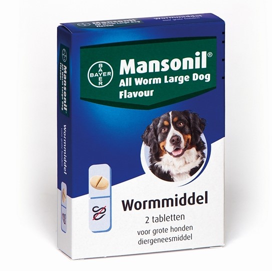 Bayer Mansonil All Worm Large dog 