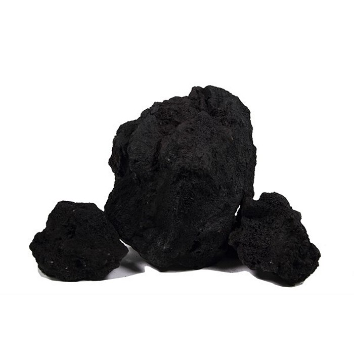 lavasteen zwart