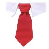 Rode stropdas met kraag